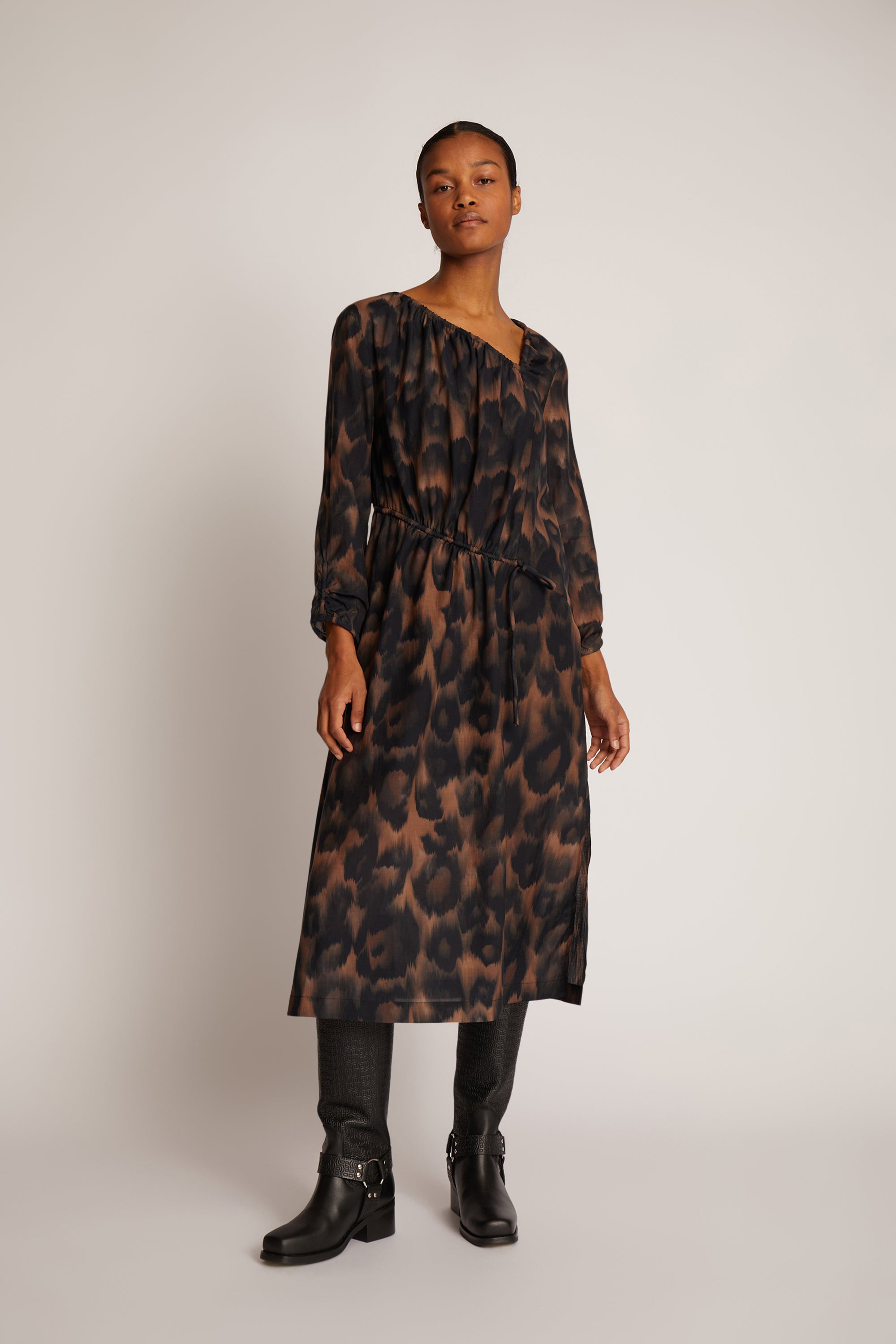 munthe brown dress ORISTANO