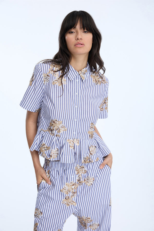 NURIANA - STRIPE WHITE