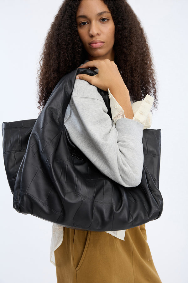 LIXIO CROCO - BLACK